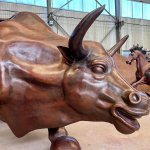 Amerikanischer Stier-Denkmal