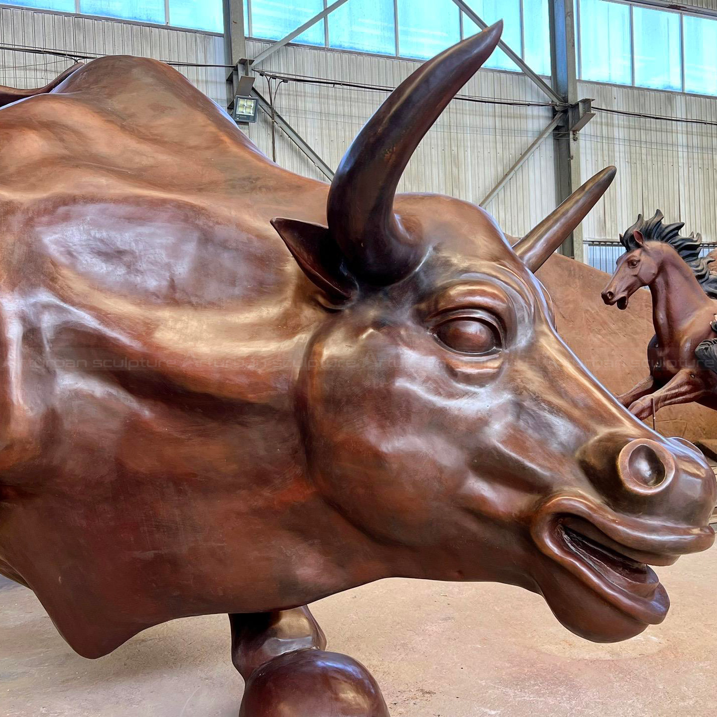 Amerikanischer Stier-Denkmal