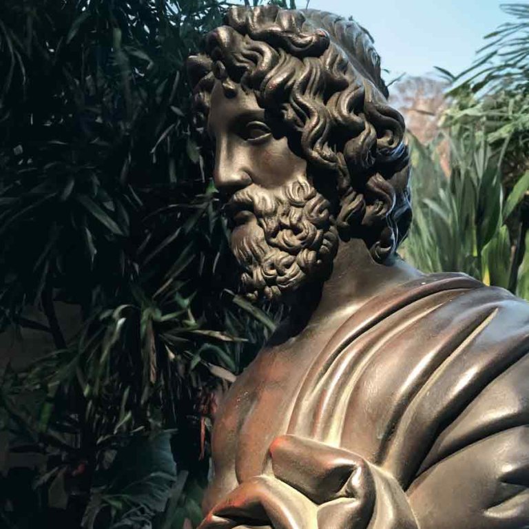 Statua di Asclepio in Bronzo