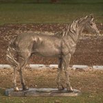 Art Deco Horse Sculpture