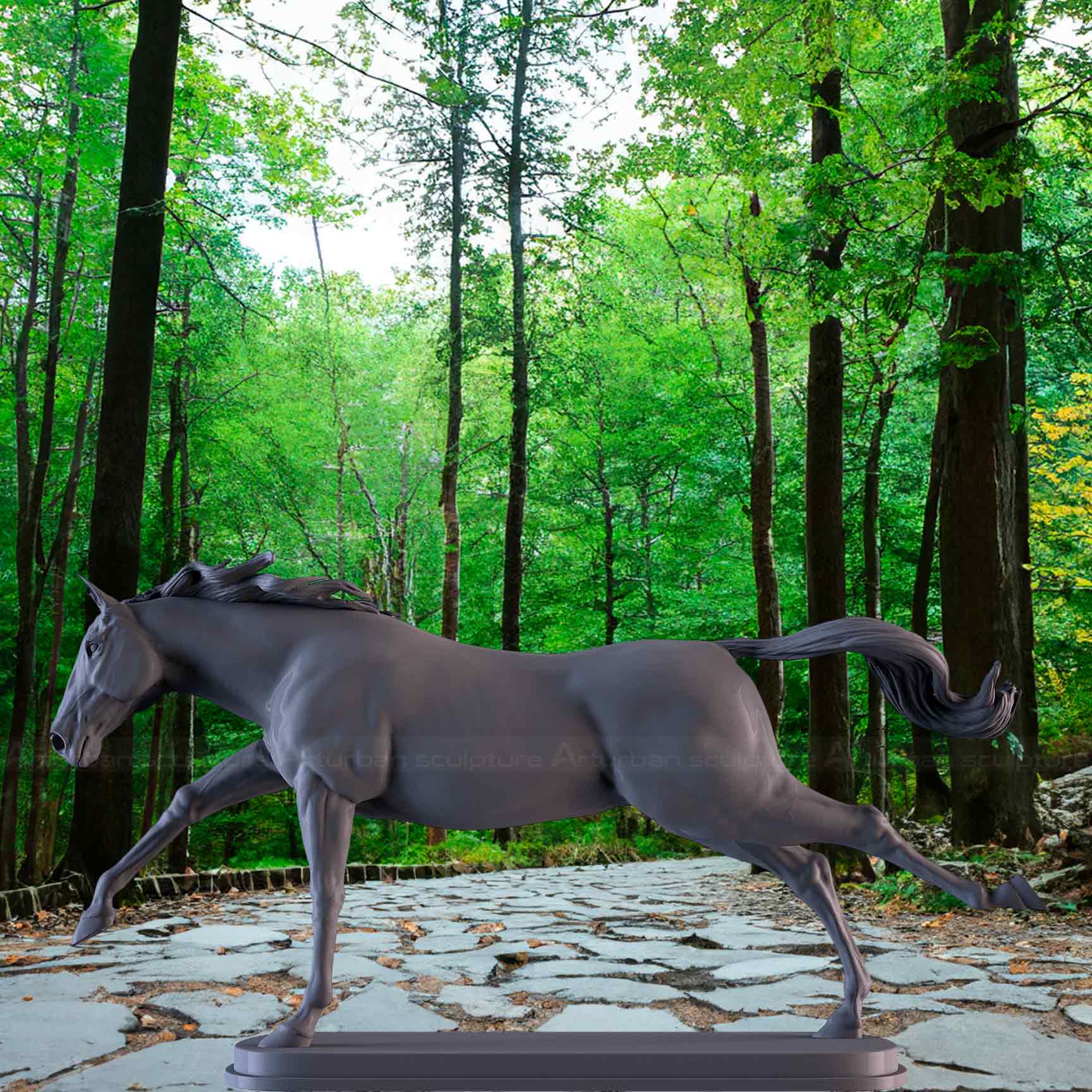 Estatua de Cavalo para Jardim à Venda