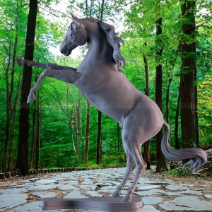 Gartenpferde-Statuen zum Verkauf
