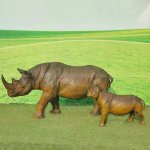 ornement de rhinocéros