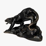 Estátua do Animal Pantera Negra