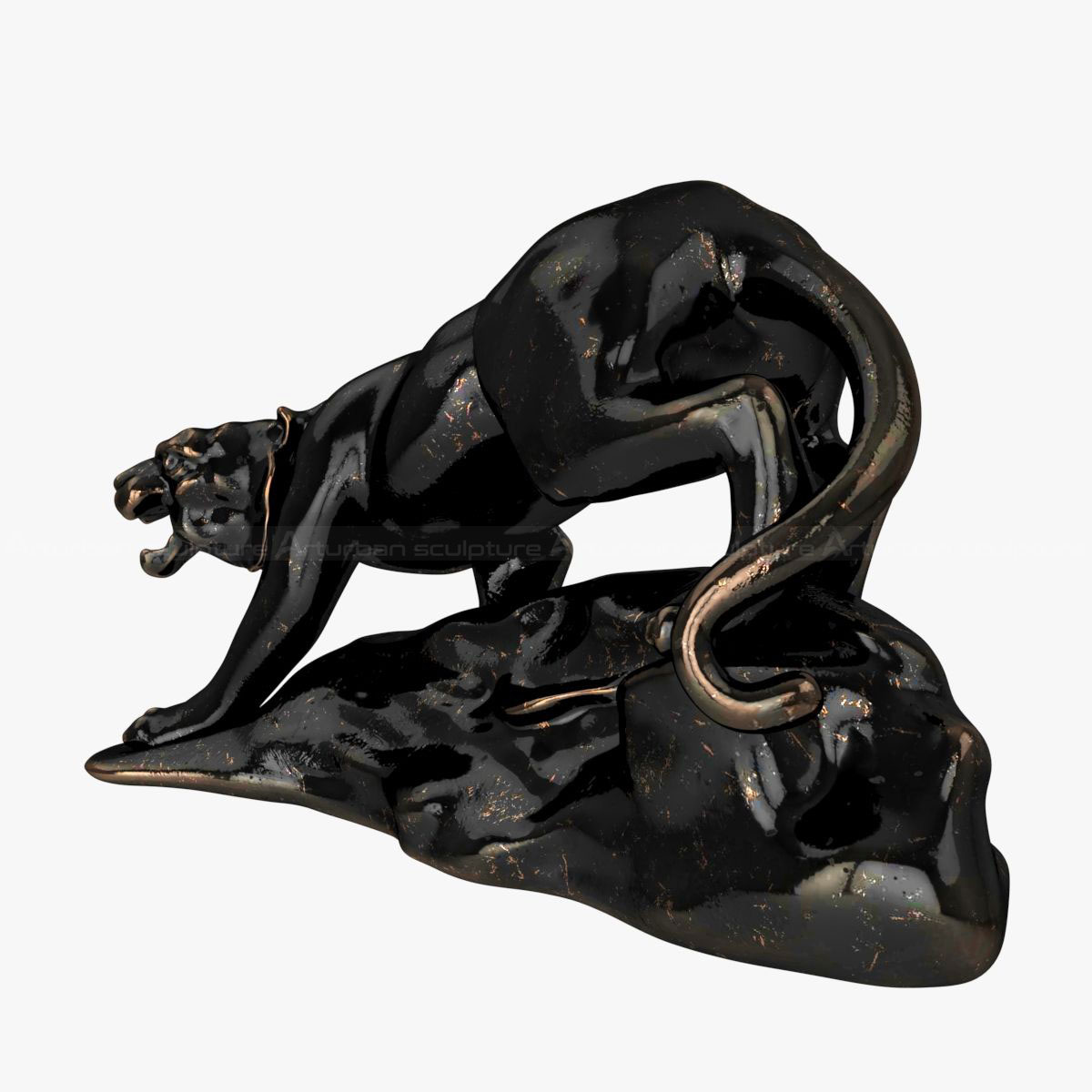 Estátua do Animal Pantera Negra