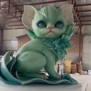 Statue de créature fantastique