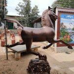 Adorno de caballo corriendo