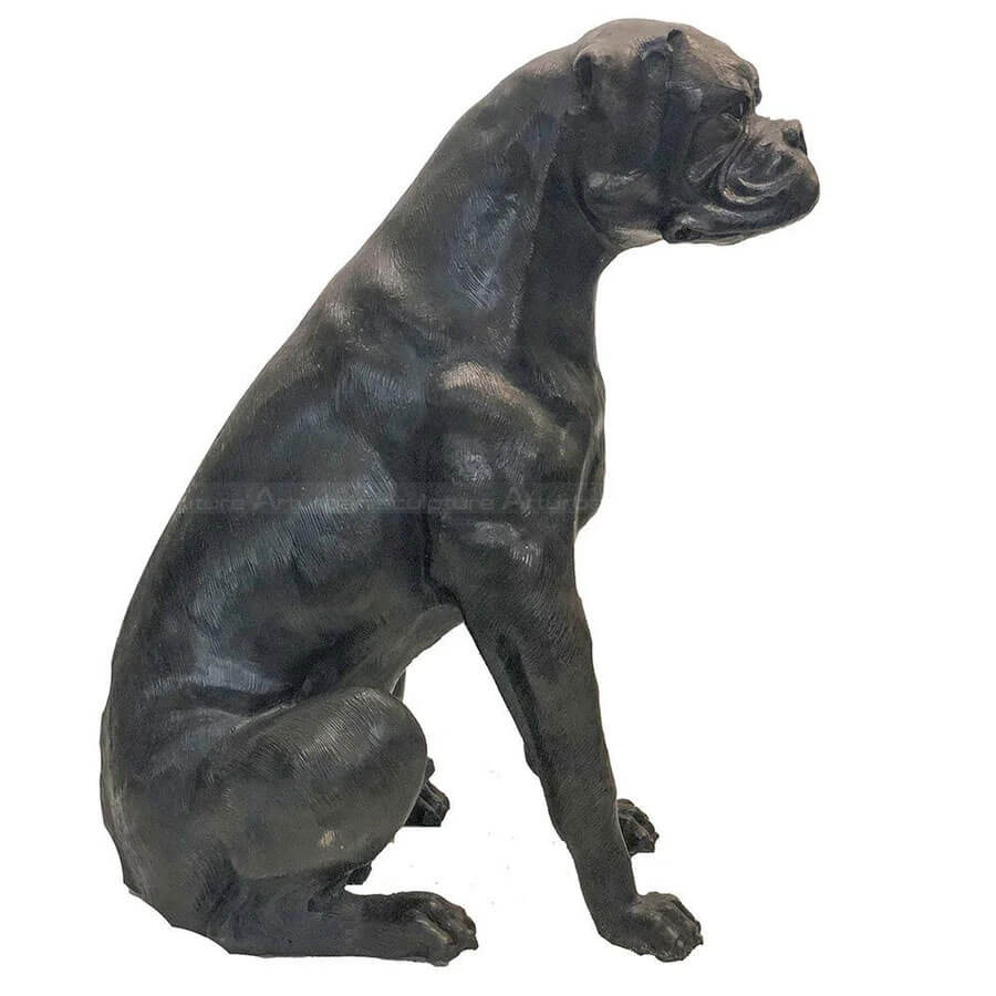 Boxer Hund Skulptur
