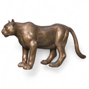 Estátua de Cougar de Bronze
