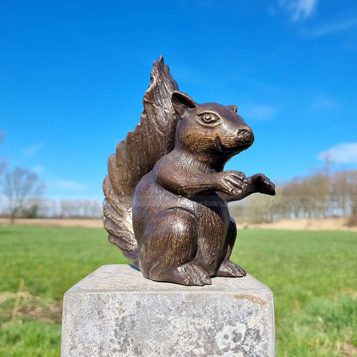Escultura de Esquilo em Bronze