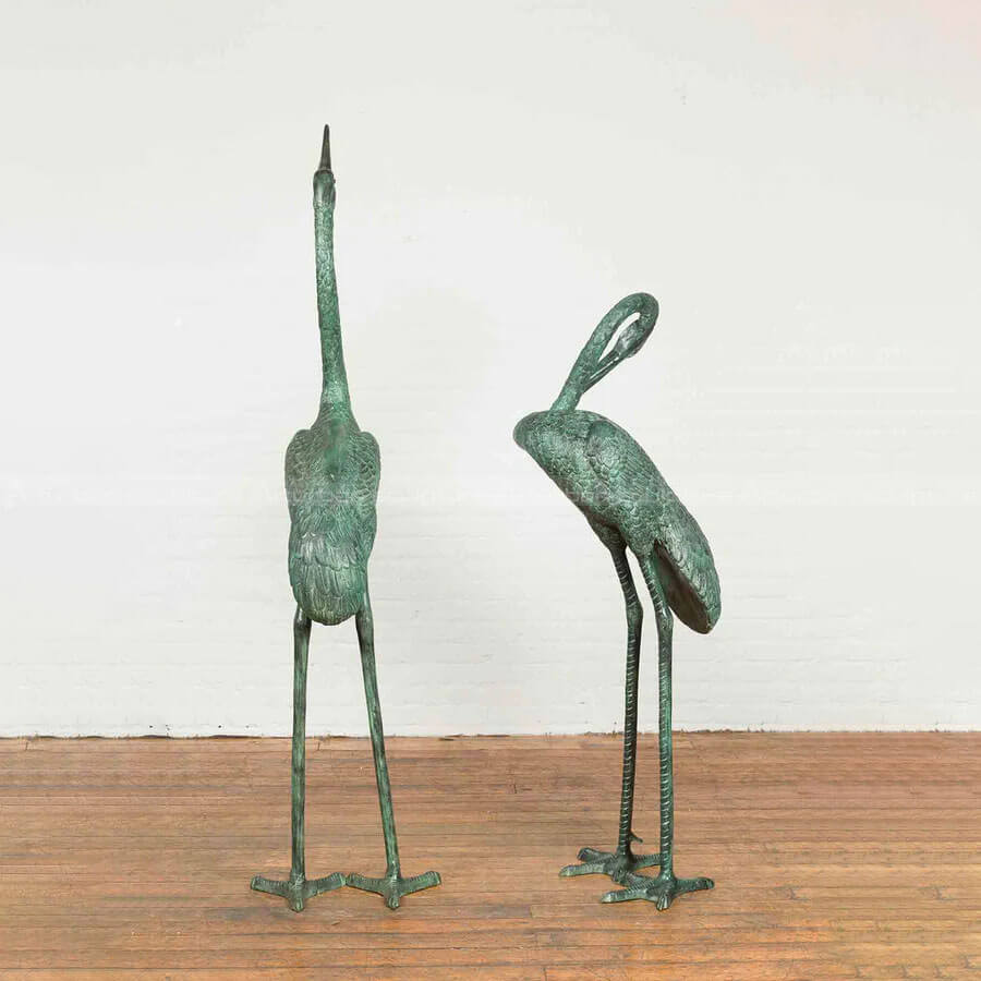 Kranzstatue-Paar