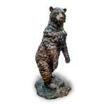 Sculpture de l'Ours Debout
