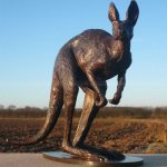 Große Känguru Statue