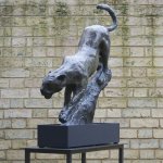 Großer Leopard-Dekor