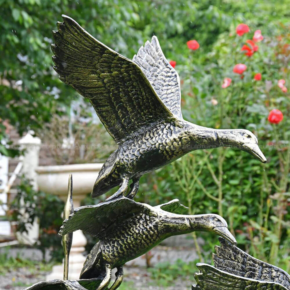 Stockente Garten Statue