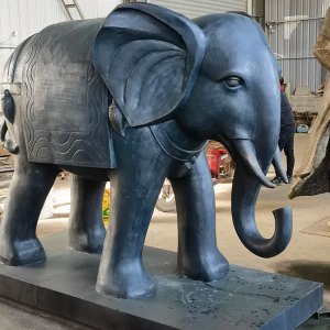 Par de Estatuas de Elefante