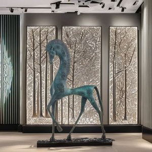 Antike Bronze-Pferdestatuen zu verkaufen