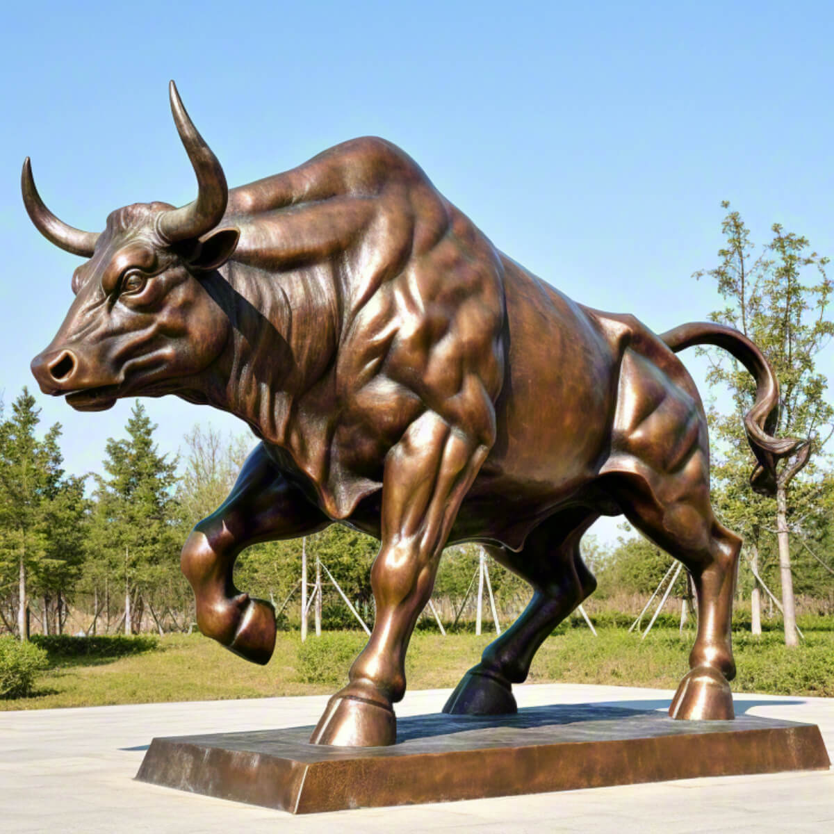 Charging Bull Statue for Sale