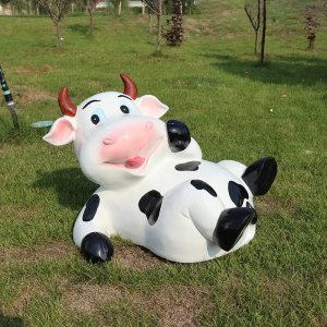 Sculpture de Vache Mignonne