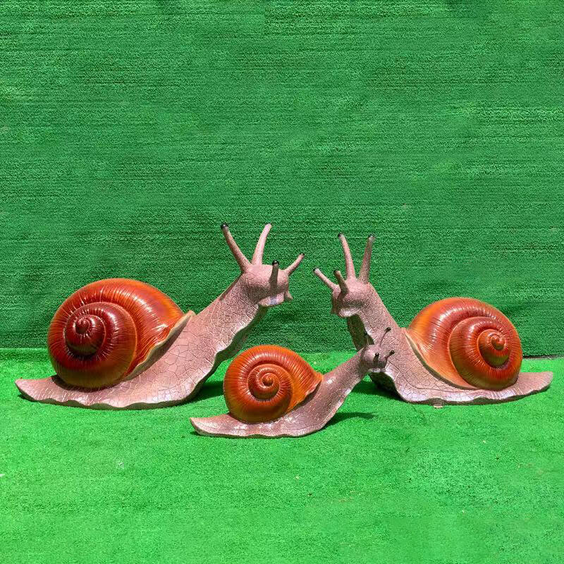 Scultura di Lumaca in vetroresina