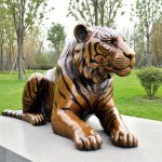 Lebensgroße Tigerstatue zum Verkauf