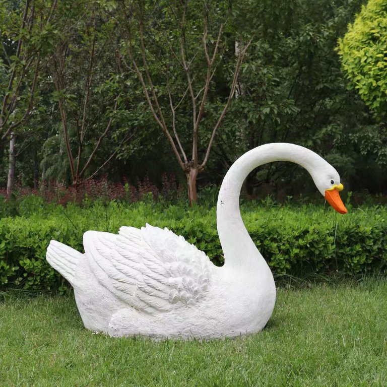 Scultura da Giardino Cigno
