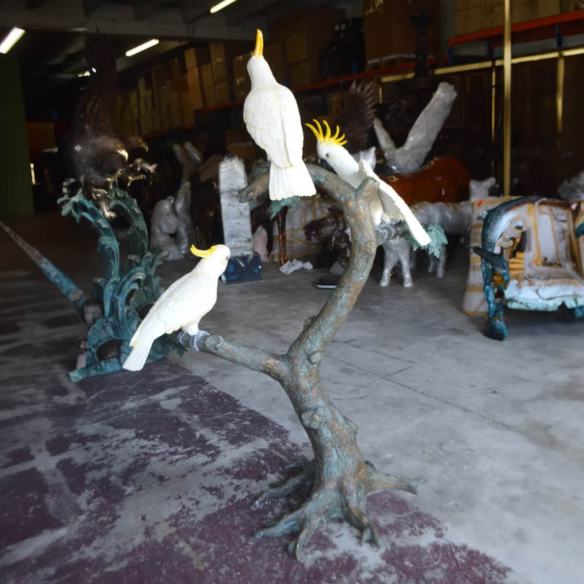 Escultura de Cacatúa