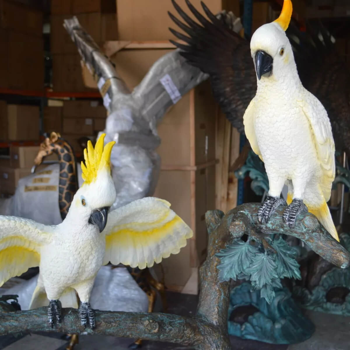 Escultura de Cacatúa
