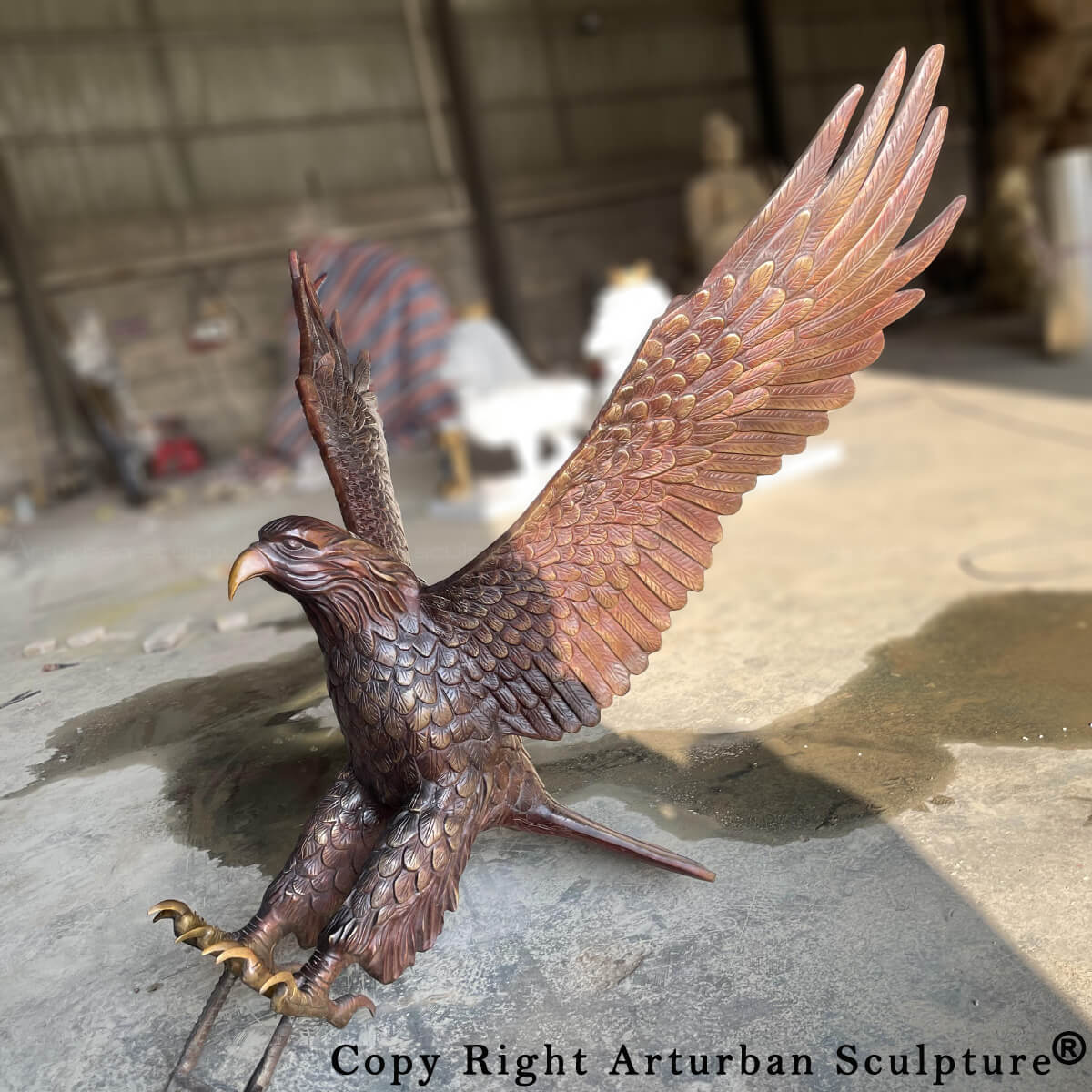 Eagle Flying Statue