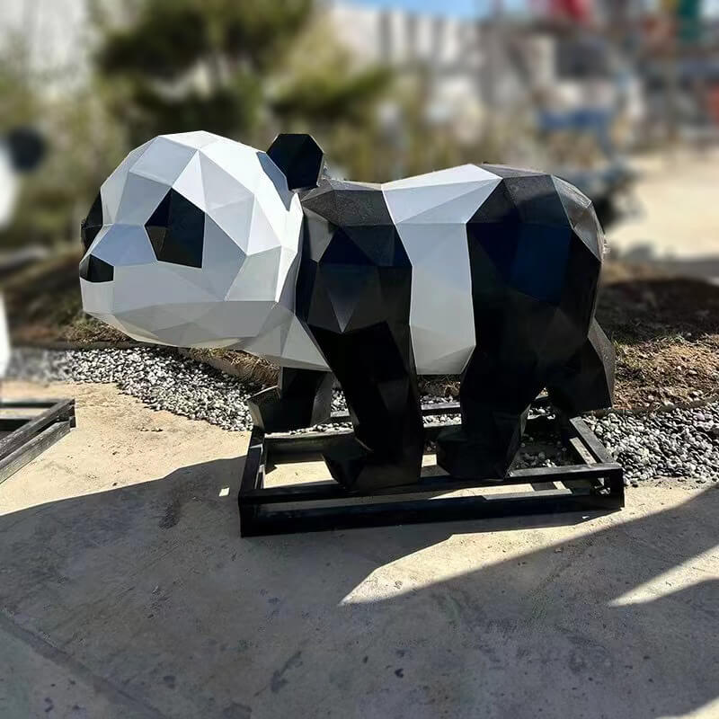 Garten-Panda-Statue
