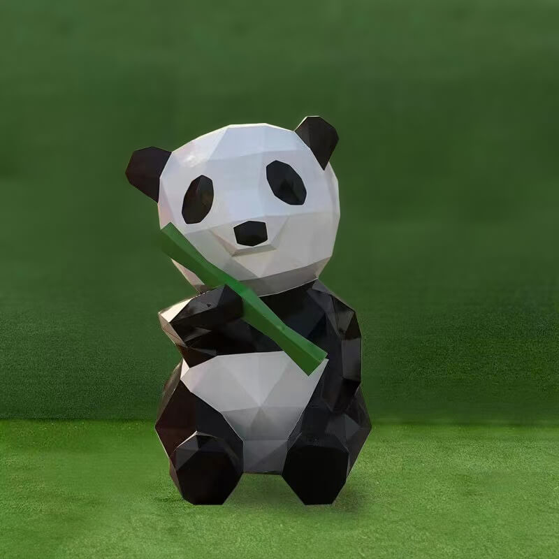 Garten-Panda-Statue