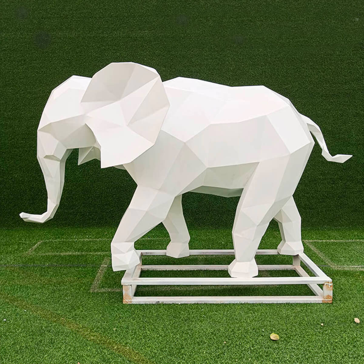Arte de Jardim Elefante de Metal