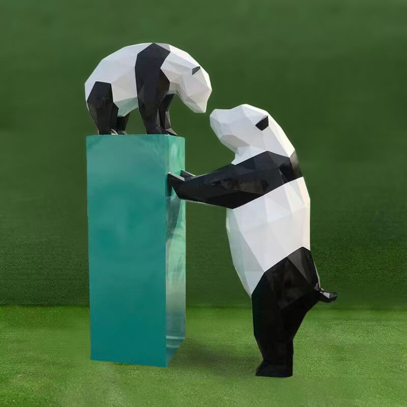 Statue de panda pour jardin