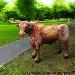 Statua da Giardino Longhorn