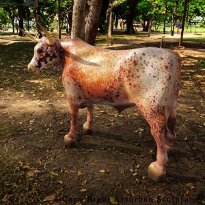Estatua de Texas Longhorn