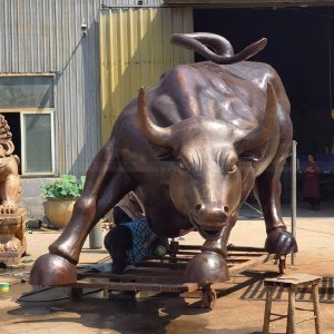 escultura de bronze do Grande Touro da Wall Street