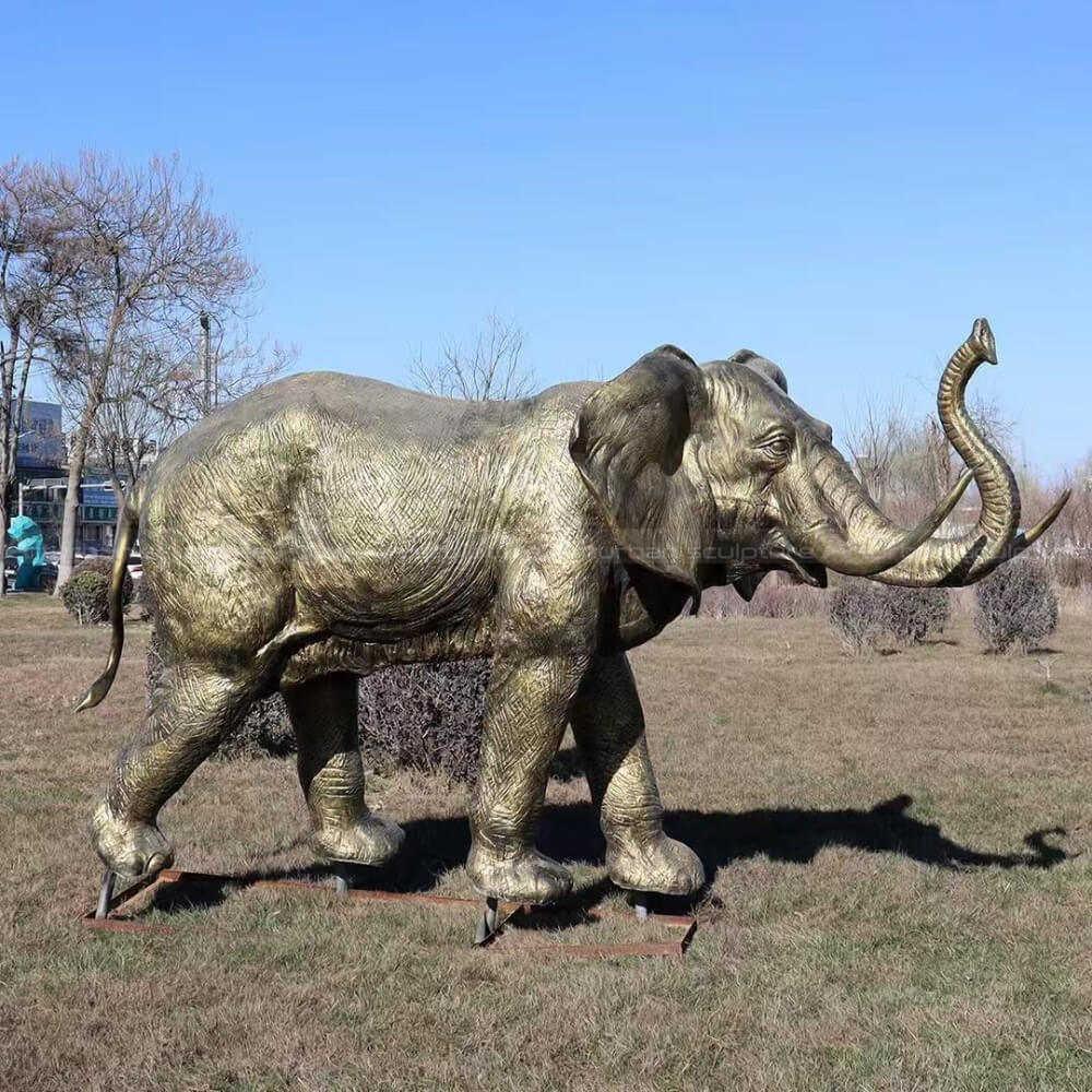 Walking Elephant Statue with trunk high