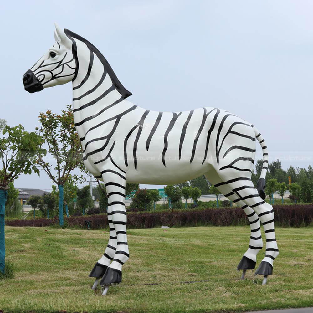 stehendes Zebra Gartendekoration
