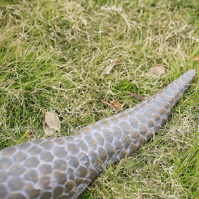 close-up view of the tail of Pangolin Statue