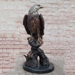 American Eagle Figurine bronze front pose