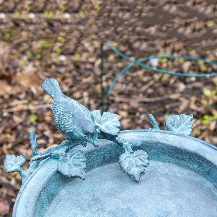 Bronze-Vogelbrunnen zum Verkauf, Vogeldetail