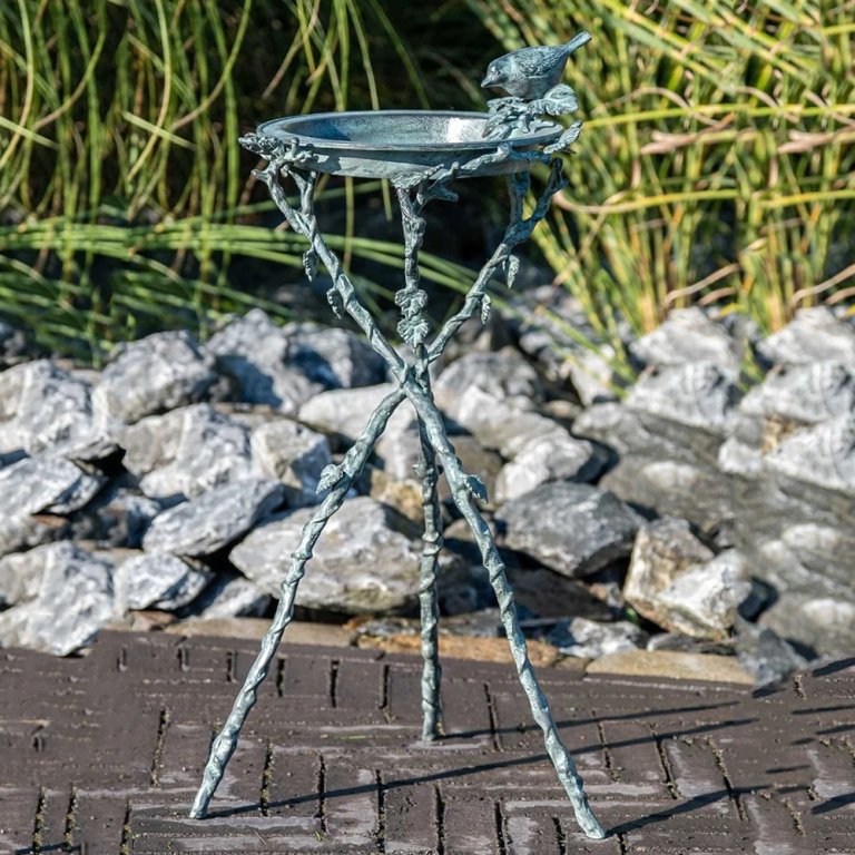 Bronze Bird Fountains for Sale garden stand