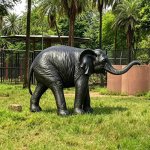 Estatuas de Elefantes em Bronze para Jardim exibição no jardim