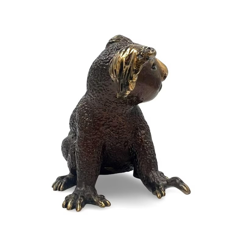 Bronze Koala Garden Statue seated pose