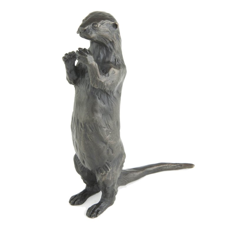Outdoor Otter Statue bronze standing front