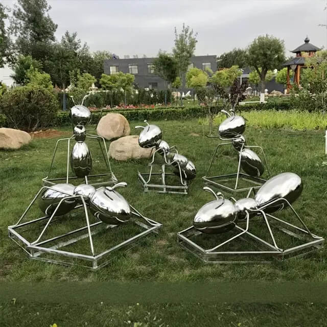 stainless steel Garden Ant Ornament