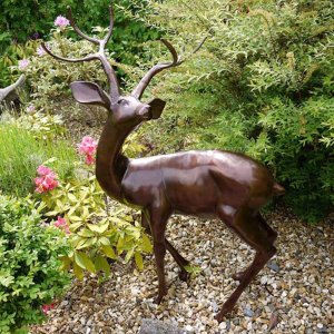 stag sculpture for garden