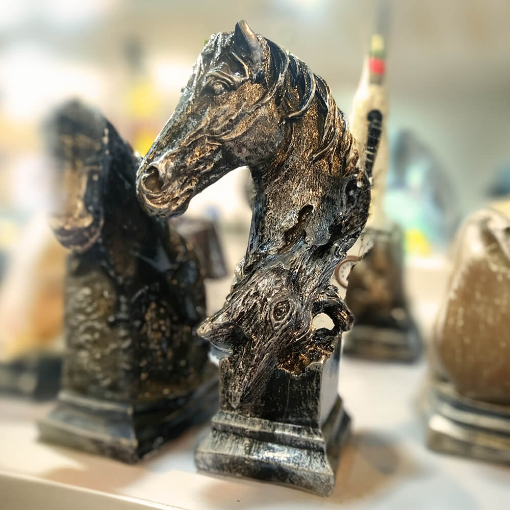 Decorative Copper Horse Head statue