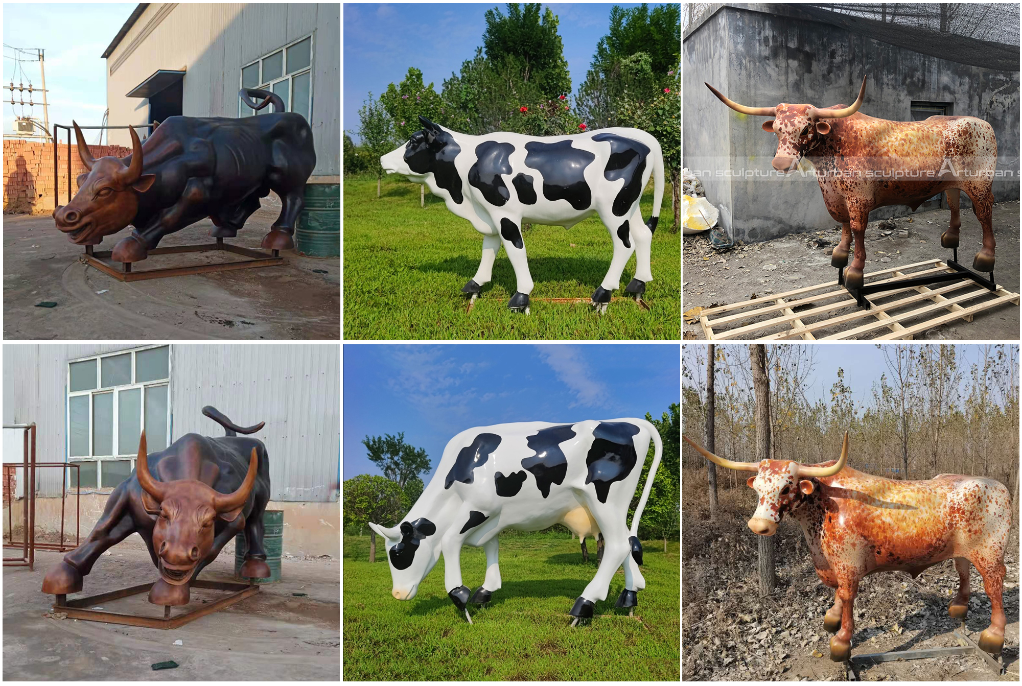 Large Bull Statue
