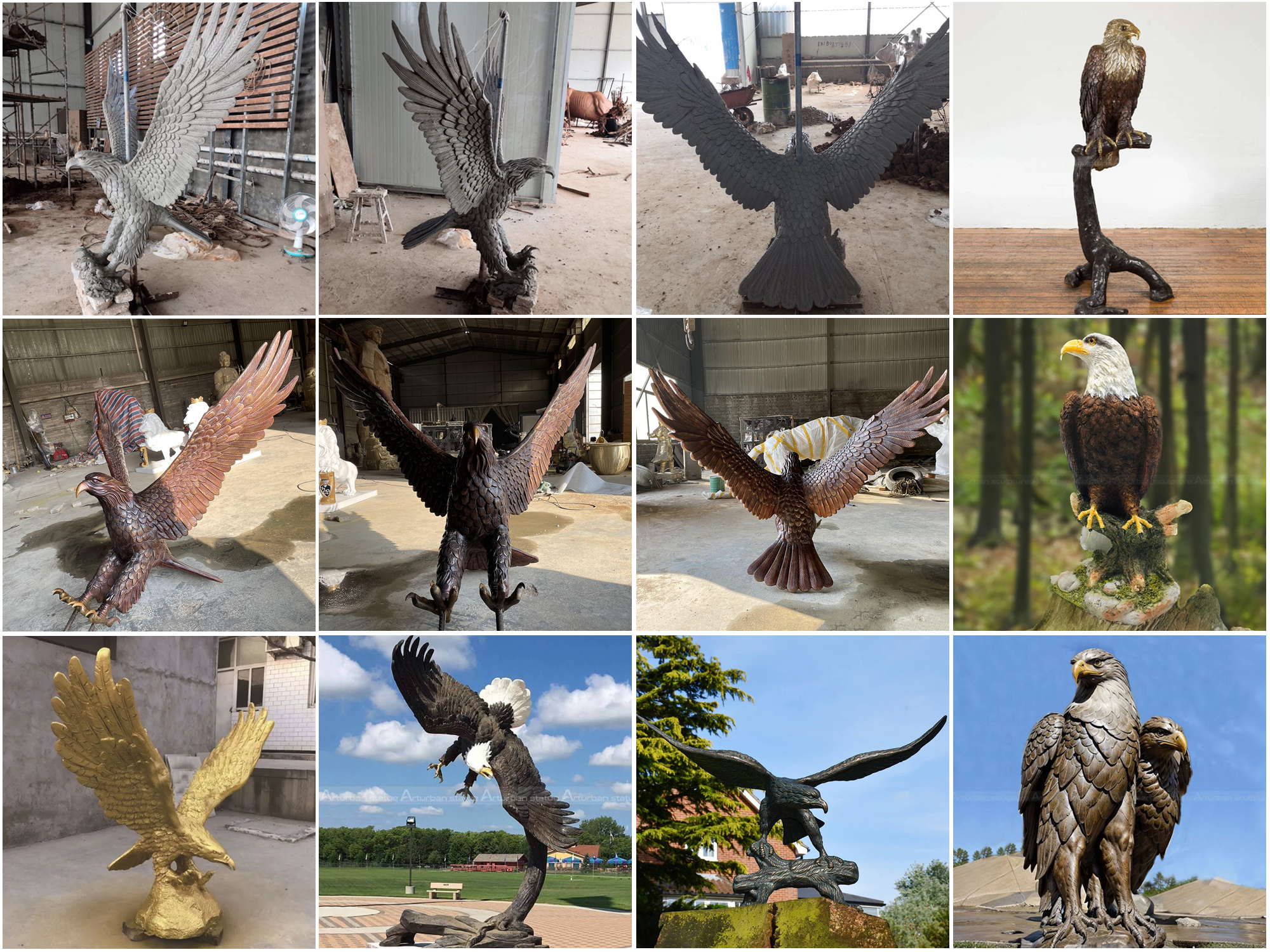 Large Eagle Statue